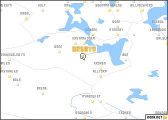 map of Orsbyn