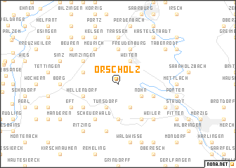 map of Orscholz