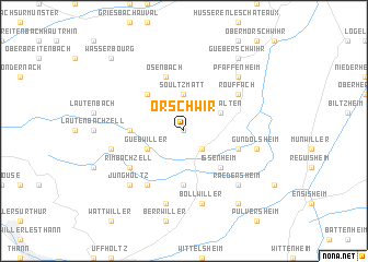 map of Orschwir