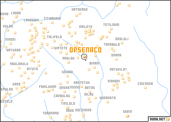 map of Orsenaco