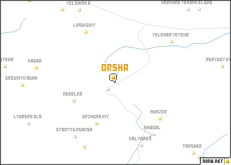 map of Orsha