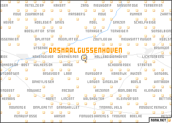 map of Orsmaal-Gussenhoven