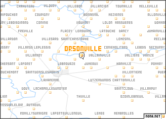 map of Orsonville