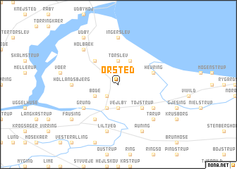 map of Ørsted