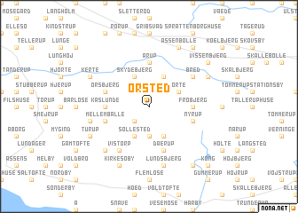 map of Ørsted