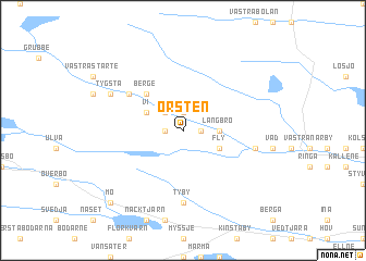 map of Orsten