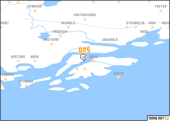 map of Ors