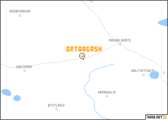 map of Ortaagash