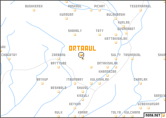 map of Orta-Aul