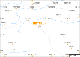 map of Ortabük