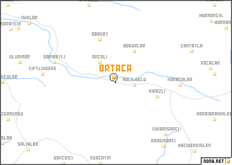 map of Ortaca