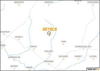 map of Ortaca