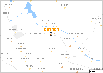map of Ortaca