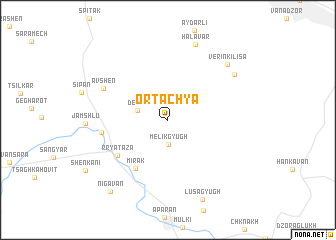 map of Ortʼachya