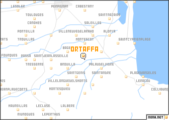 map of Ortaffa