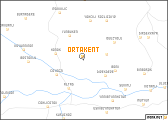 map of Ortakent