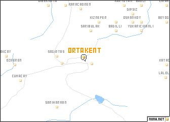 map of Ortakent