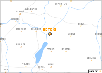 map of Ortaklı