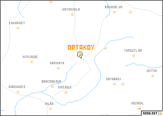 map of Ortaköy