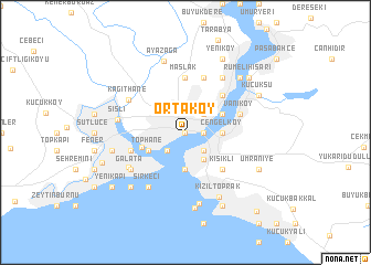 map of Ortaköy