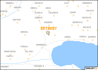 map of Ortaköy