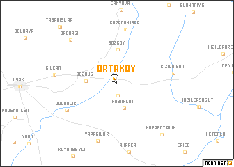 map of Ortaköy