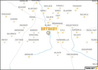 map of Ortaköy