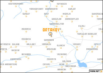 map of Ortaköy