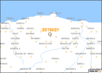 map of Ortaköy