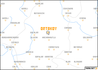 map of Ortaköy