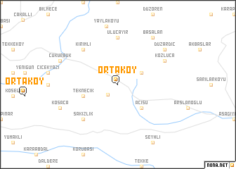 map of Ortaköy