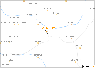 map of Ortaköy