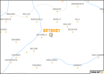 map of Ortaköy