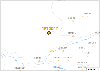 map of Ortaköy