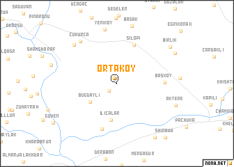 map of Ortaköy