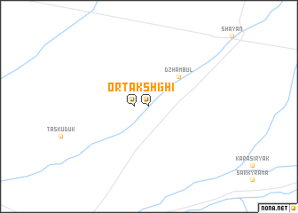map of Ortakshi