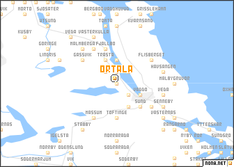 map of Ortala