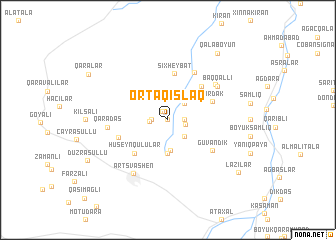 map of Ortaqışlaq