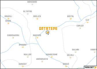 map of Ortatepe