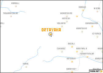 map of Ortayaka