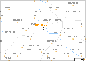 map of Ortayazı