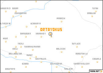 map of Ortayokuş