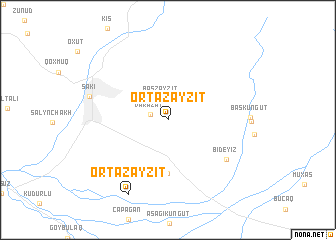 map of Orta Zǝyzit