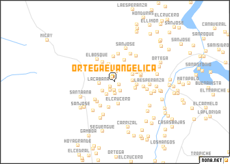 map of Ortega Evangélica