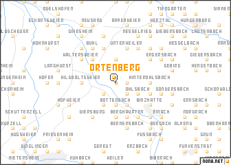 map of Ortenberg