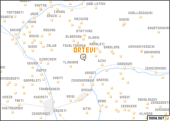 map of Ortevi