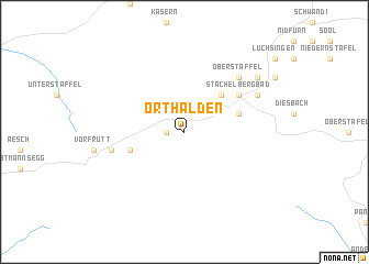 map of Orthalden