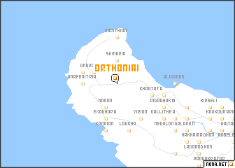 map of Orthoniaí