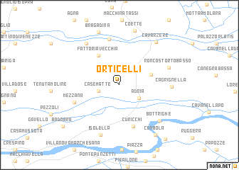 map of Orticelli