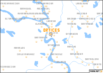 map of Ortices